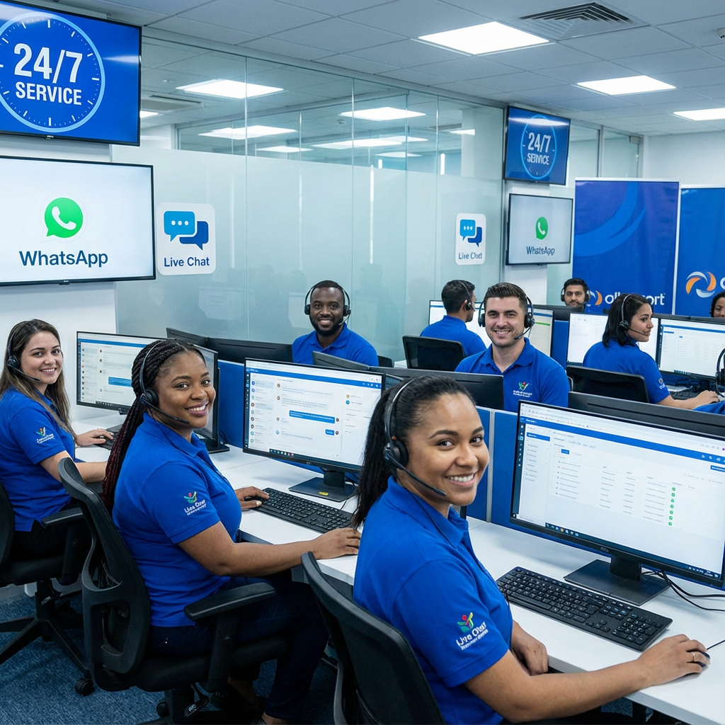 Suporte ao cliente 24/7 do 29bet